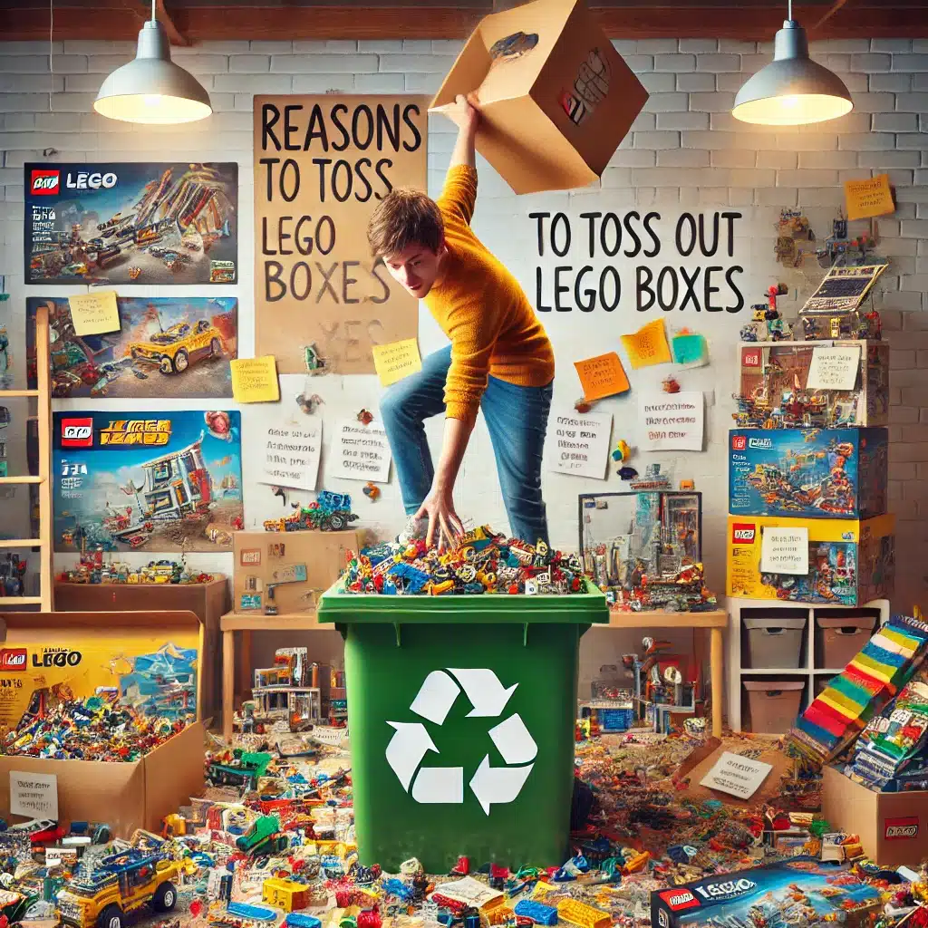 Reasons To Toss Out LEGO Boxes